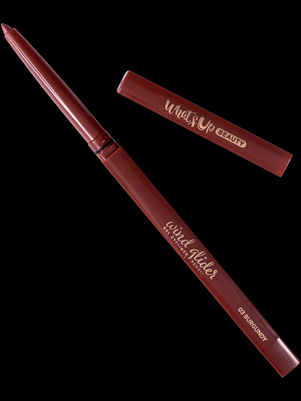 NEW What's Up Beauty Wind Glider Eyeliner - Burgundy